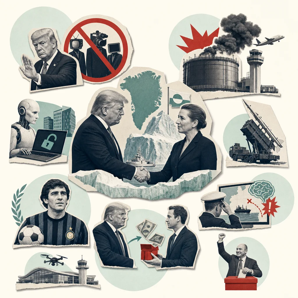 Коллаж по заголовкам дня